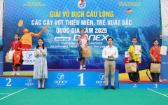 Ngô Ngọc Khánh vô địch đơn nam U15 giải cầu lông quốc gia 2025