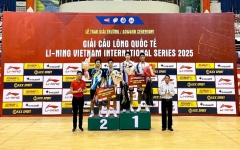 iệt Nam giành một giải nhất tại Giải cầu lông quốc tế Li-ning Vietnam International Series 2025