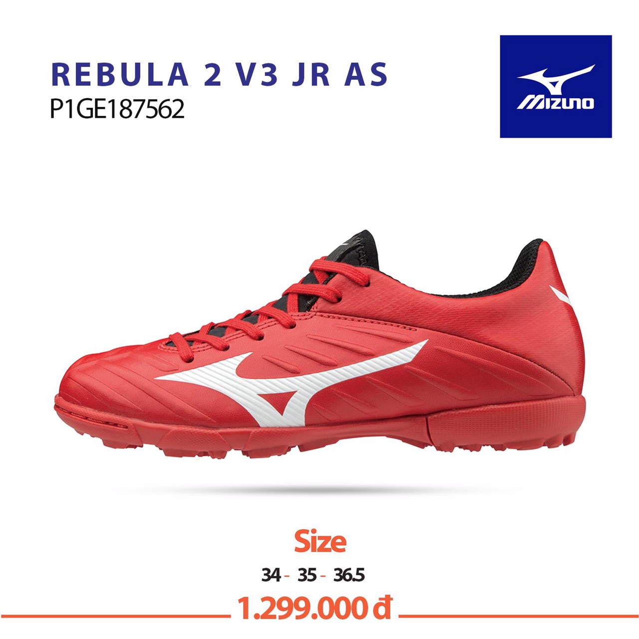 Giày Mizuno Rebula 2v3 JR As