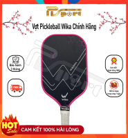 Vợt Pickleball Wika Vigor đen hồng (Cặp vợt)