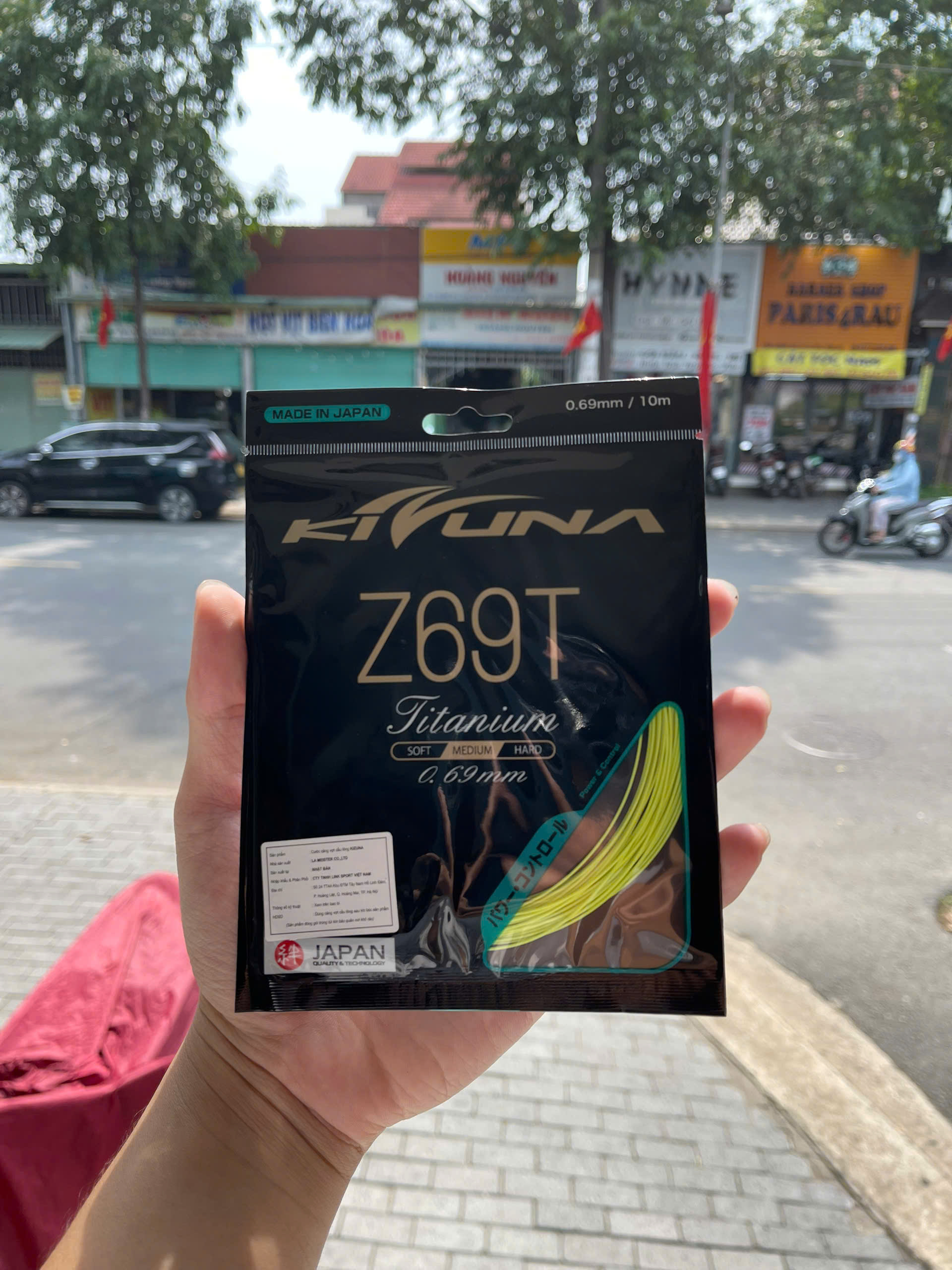 Cước Dây Đan Vợt Kizuna Z69 Titanium Chính Hãng